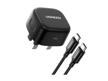 Picture of UGREEN PD 25w Fast Charger+USB Cable UK