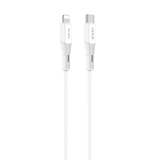 Picture of VIDVIE Type-C to Ip Data Cable - White 1m