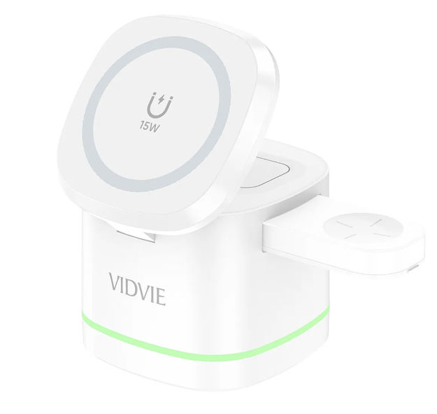 Picture of VIDVIE 3-in-1 Magnetic Wireless Charger