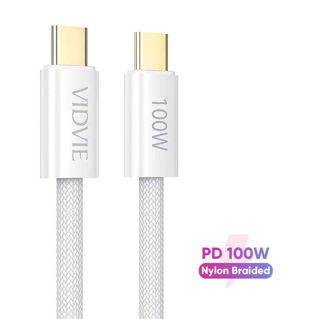Picture of VIDVIE Type-C to Type-C Data & Charging Cable –1.2m - Model CB4011C